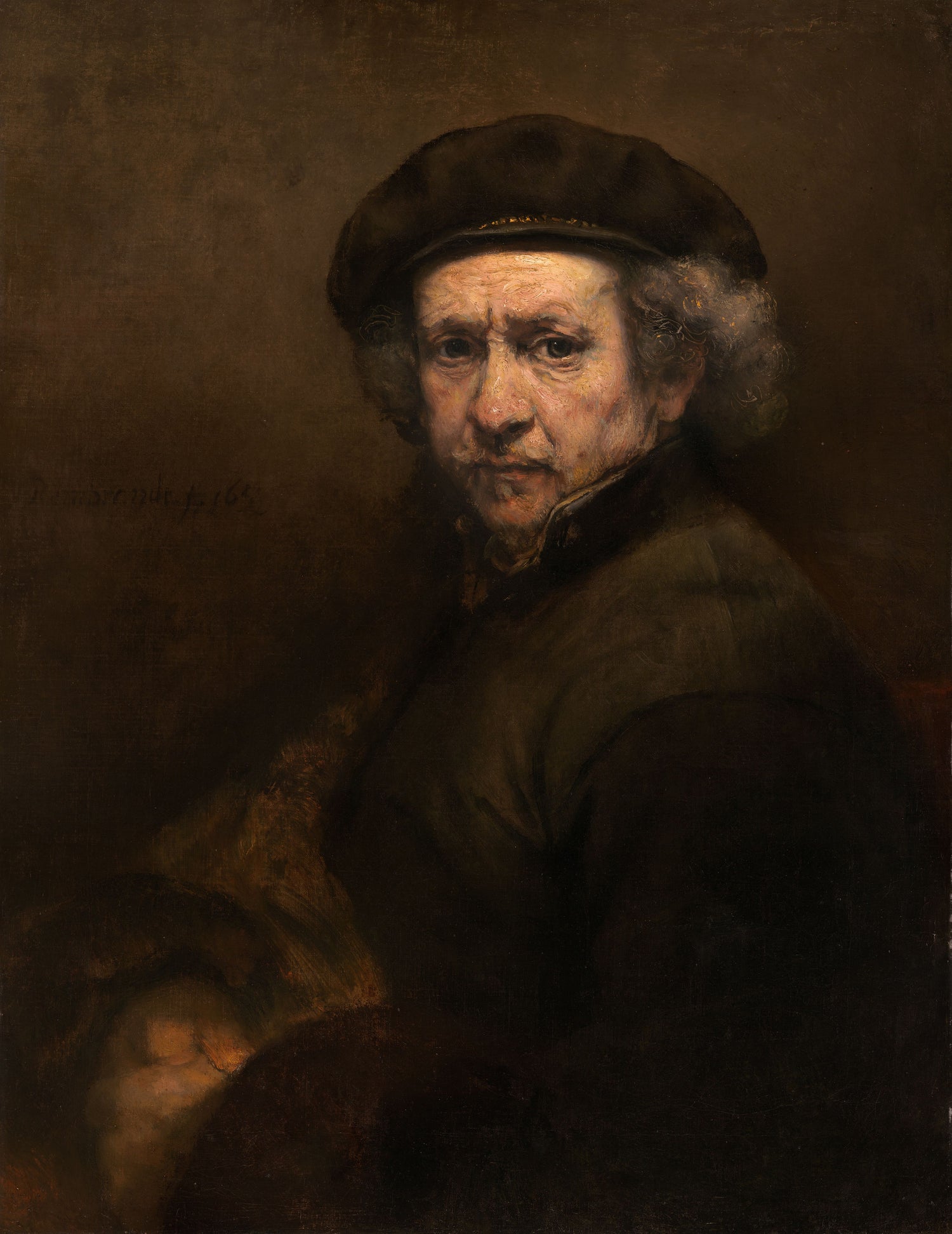 Rembrandt van Rijn’s Self-Portrait, showcasing the introspective and masterful depiction of the artist in his later years.