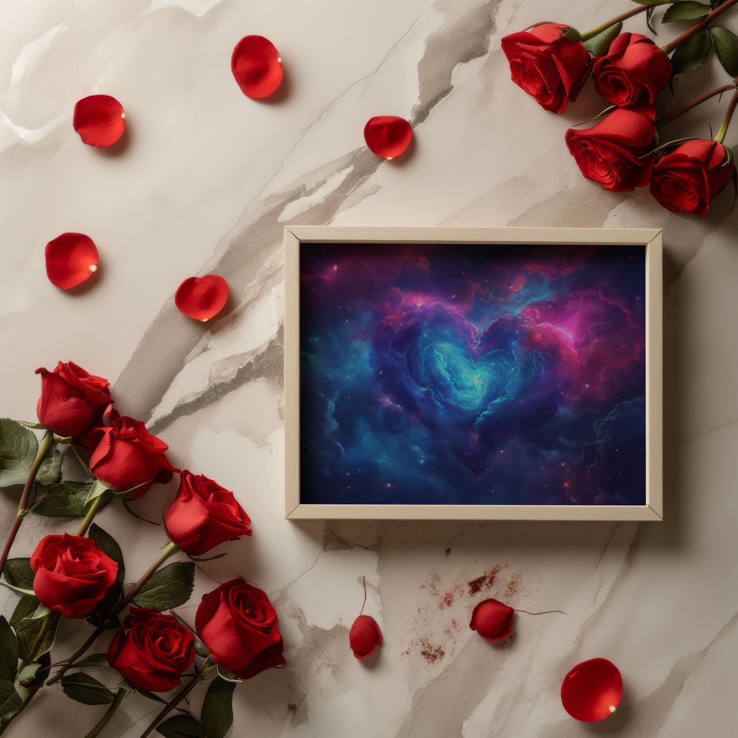 Embrace of the Cosmic Heart | Poster Print