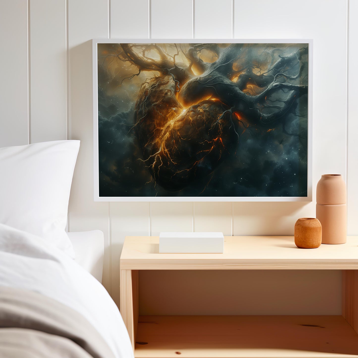 Nebula's Embrace | Brushed Aluminum Print