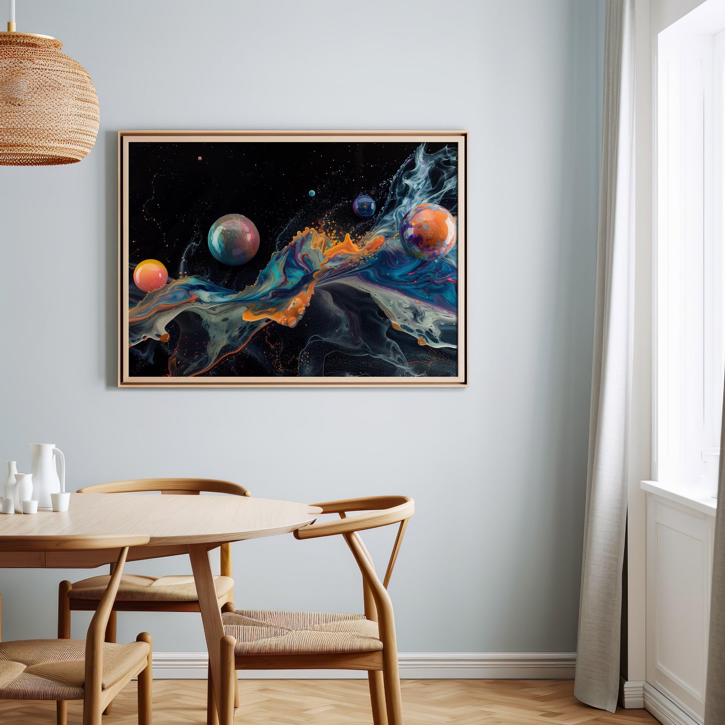 Cosmic Dance 2 | Wooden Framed Poster