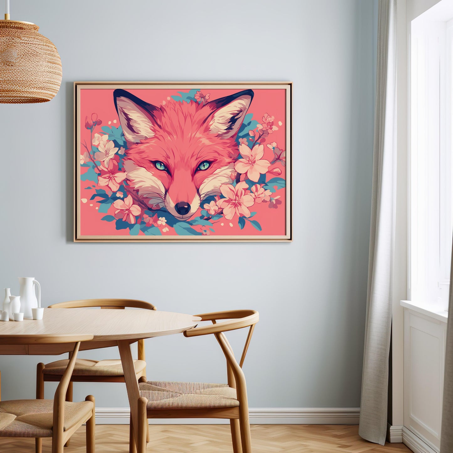 Blossoming Gaze | Metal Framed Poster