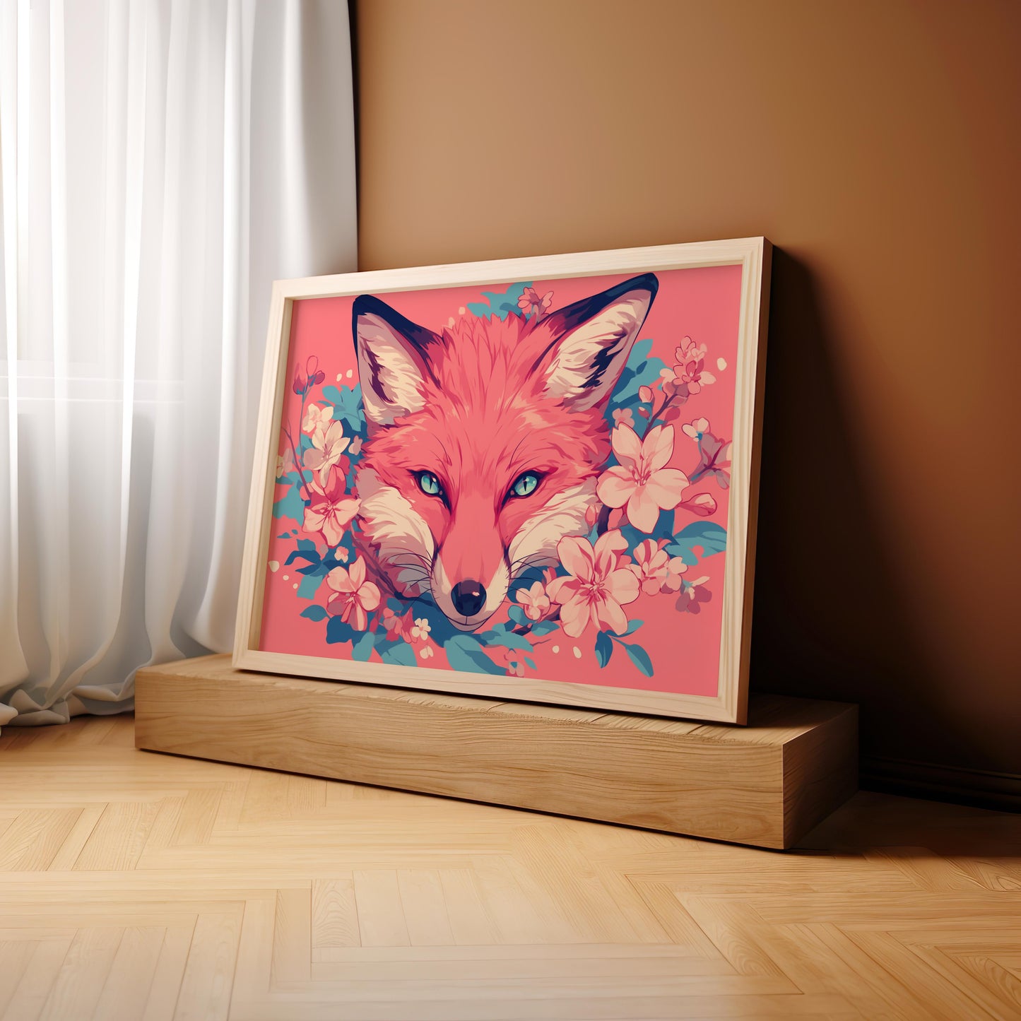 Blossoming Gaze | Metal Framed Poster