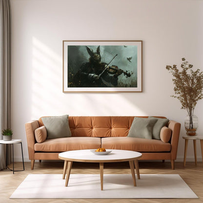 Symphony of Shadows | Premium Wooden Framed Poster