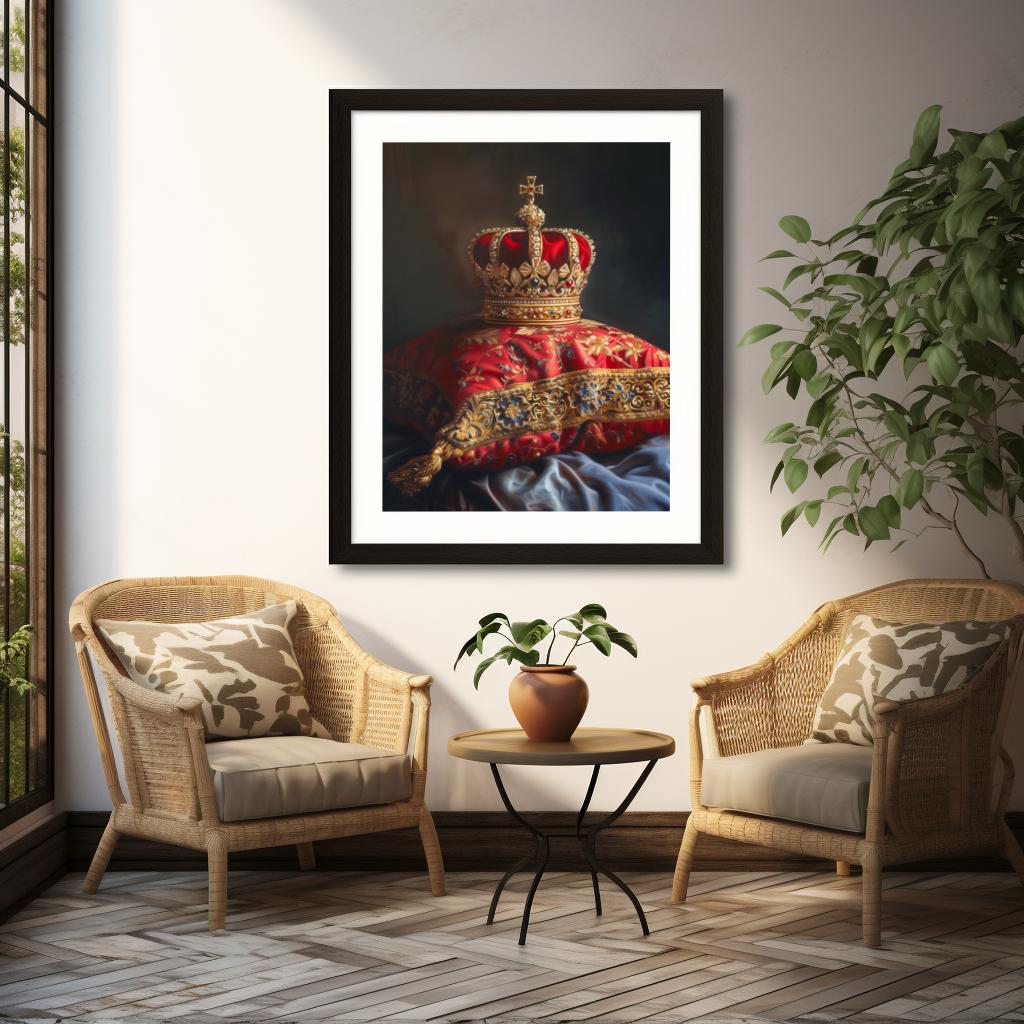 Crown of Elegance | Acrylic Print