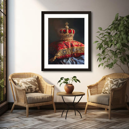 Crown of Elegance | Wooden Framed Poster