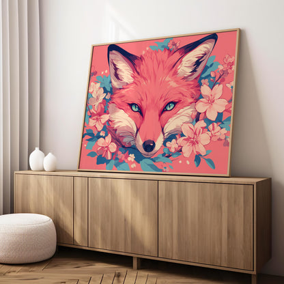 Blossoming Gaze | Metal Framed Poster