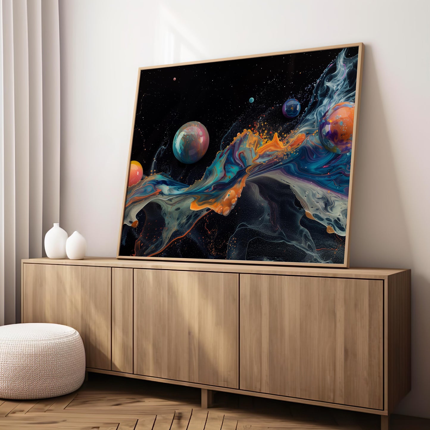 Cosmic Dance 2 | Wooden Framed Poster