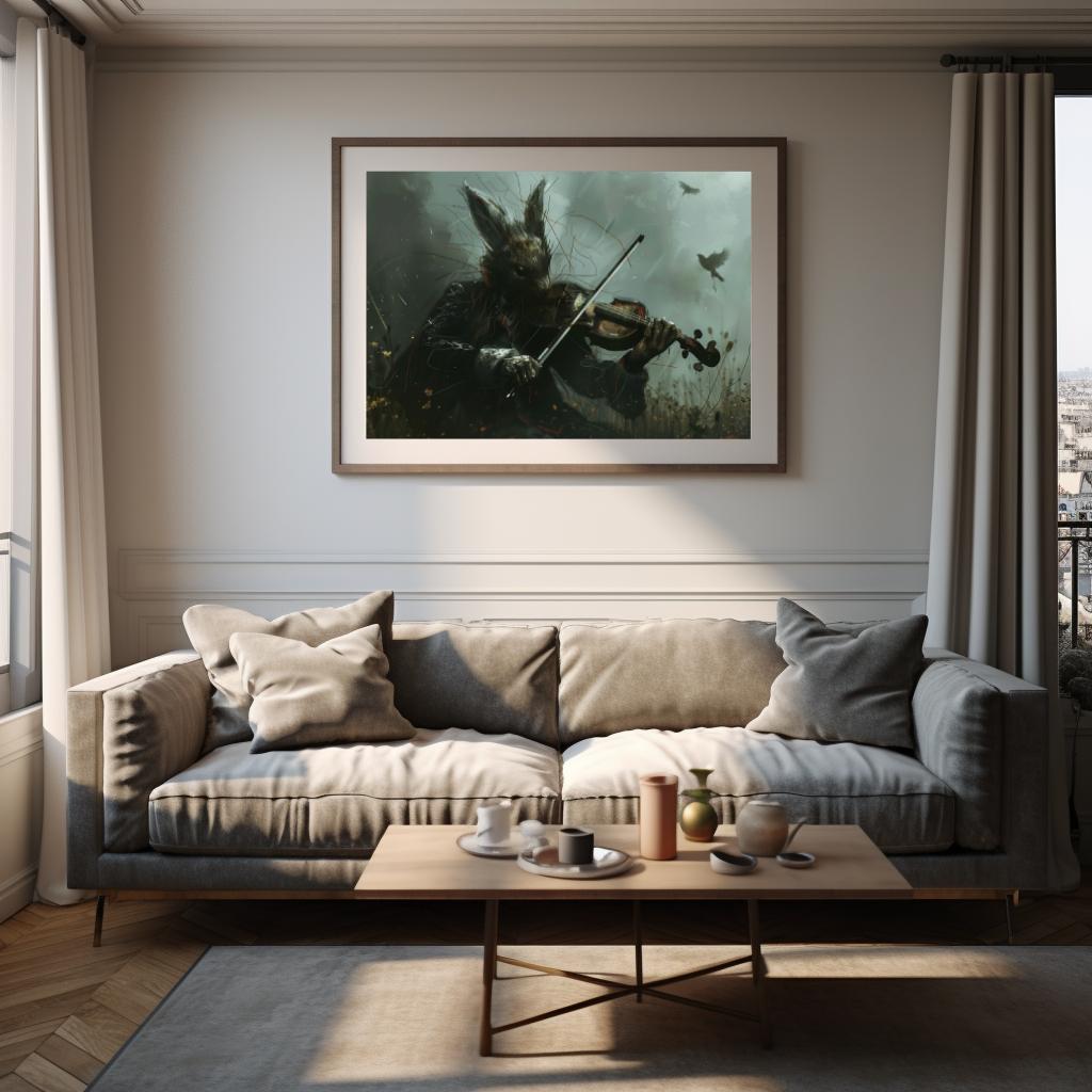 Symphony of Shadows | Premium Wooden Framed Poster