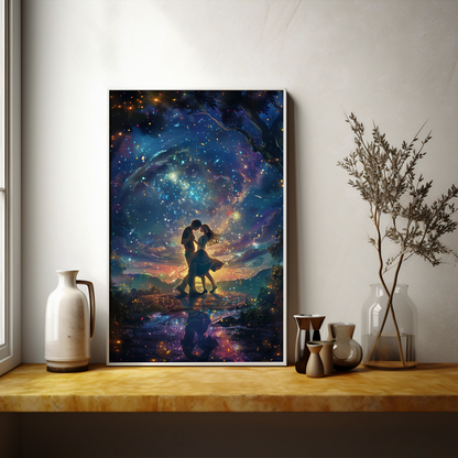 Stardusty Serenade | Brushed Aluminum Print