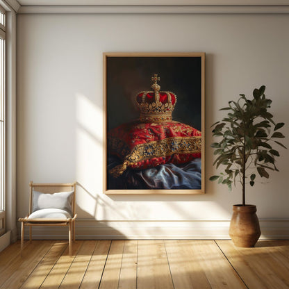 Crown of Elegance | Brushed Aluminum Print