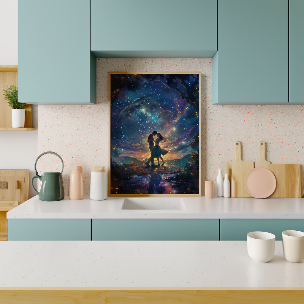 Stardusty Serenade | Wooden Framed Poster