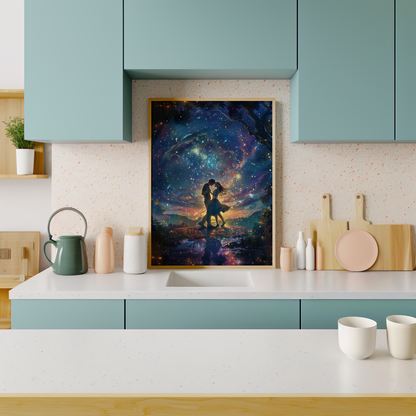 Stardusty Serenade | Brushed Aluminum Print