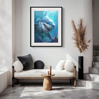 Majesty of the Depths | Wooden Framed Poster