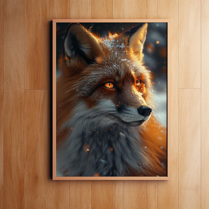 Whispers of Winter | Metal Framed Poster