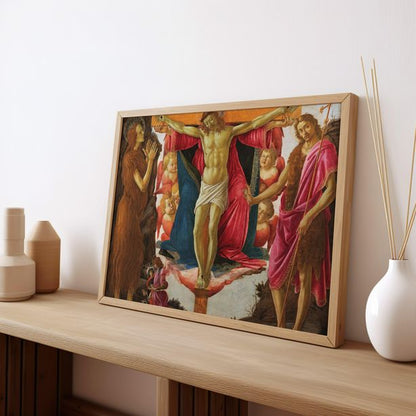 Trinity with Saint Mary Magdalene | Wooden Framed Poster