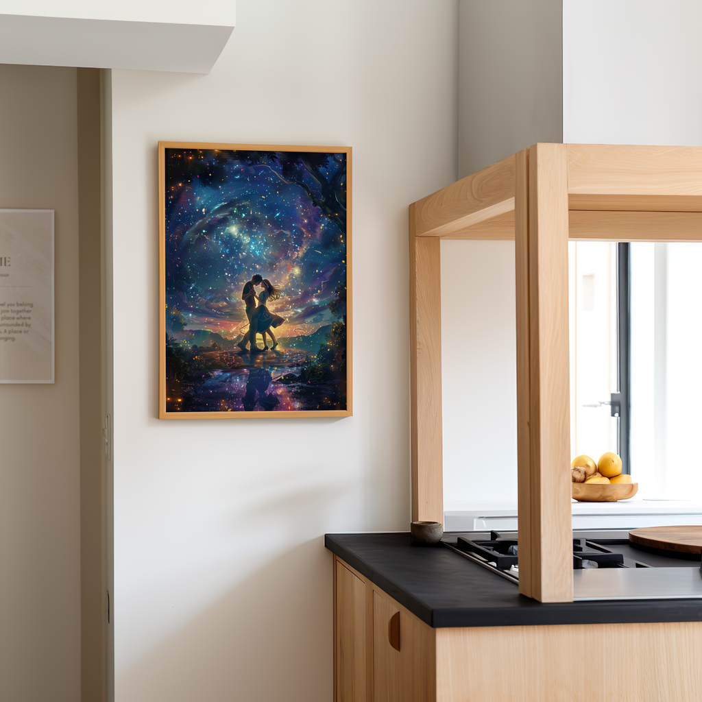 Stardusty Serenade | Brushed Aluminum Print