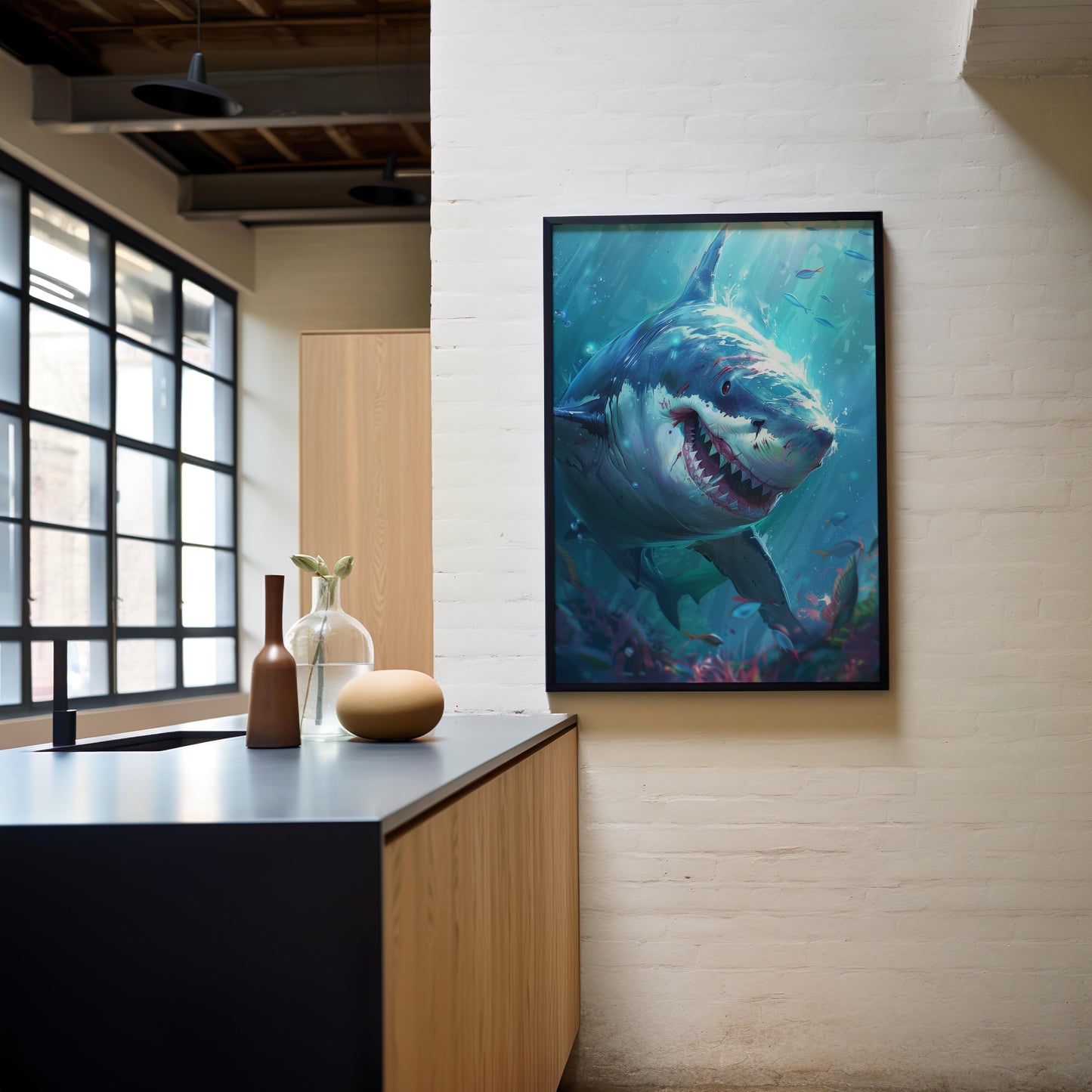 Majesty of the Depths | Brushed Aluminum Print