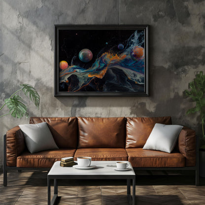 Cosmic Dance 2 | Metal Framed Poster