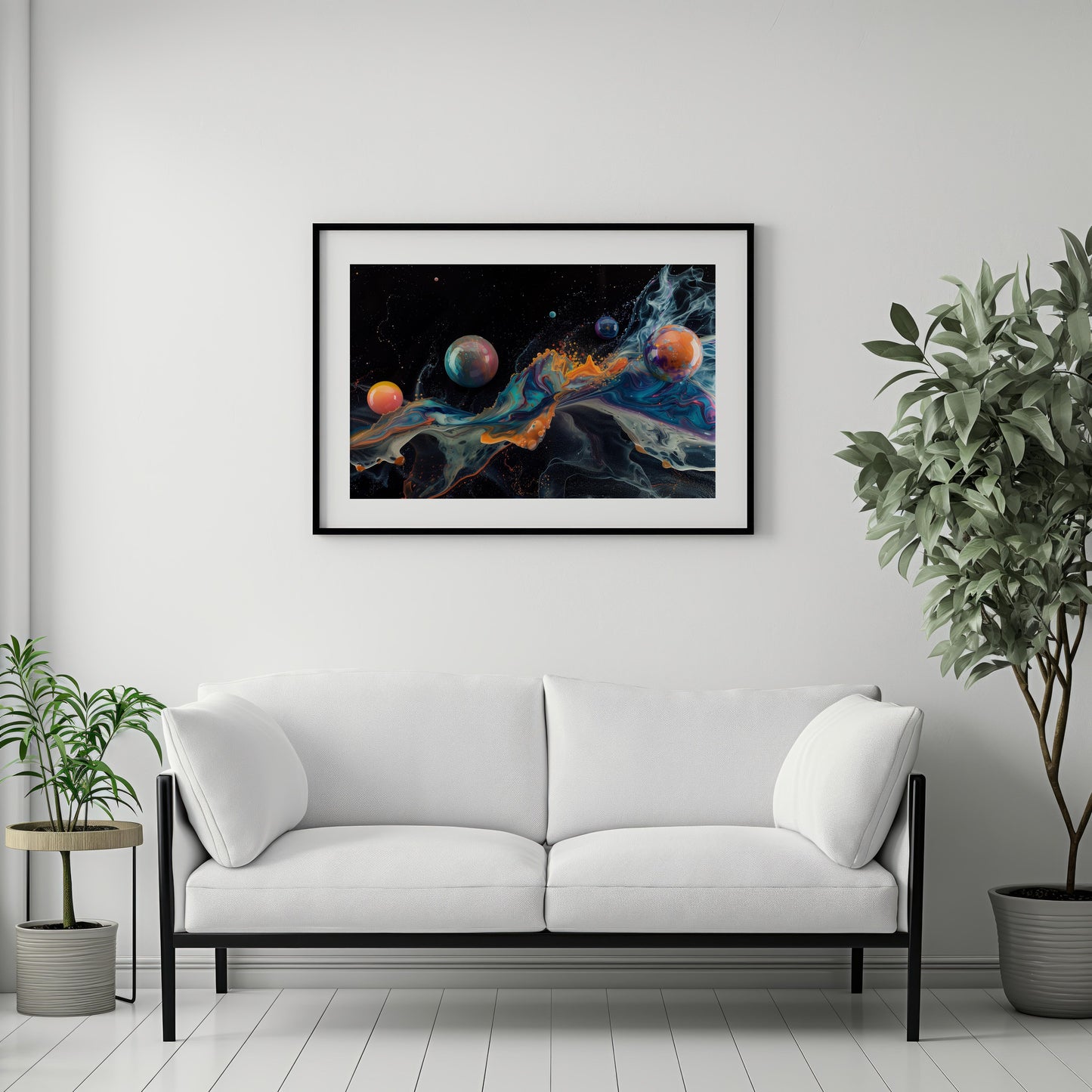 Cosmic Dance 2 | Wooden Framed Poster