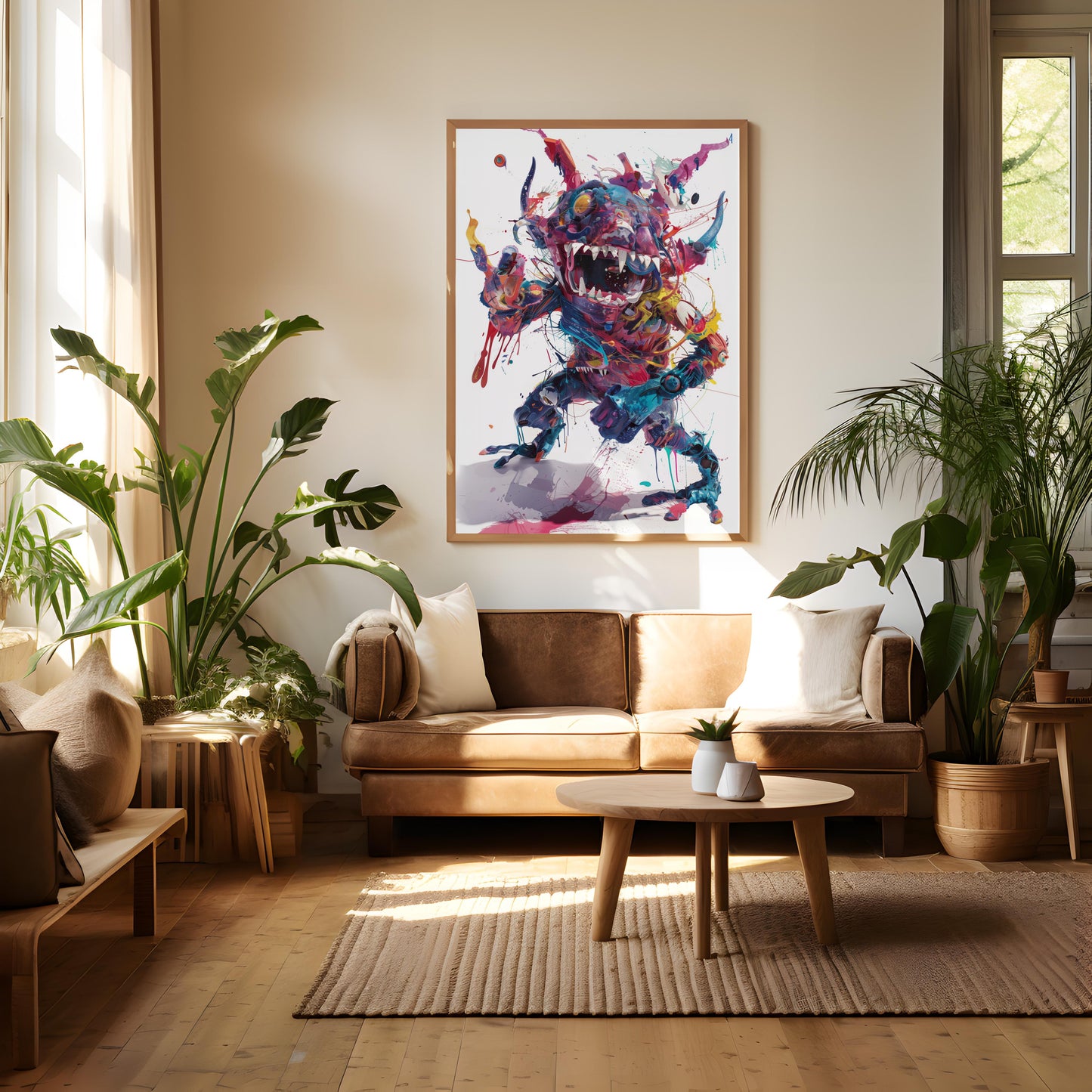 Chromatic Behemoth | Premium Wooden Framed Poster