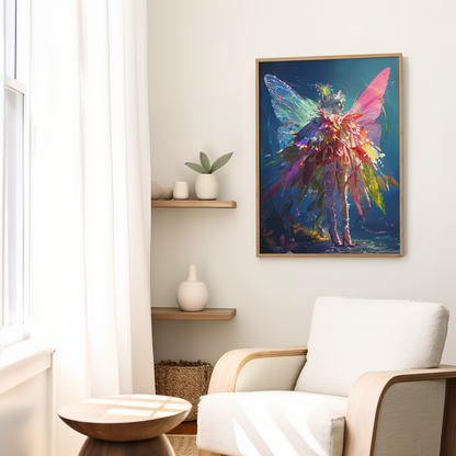Splendor of the Spectrum Sprite | Wooden Framed Poster