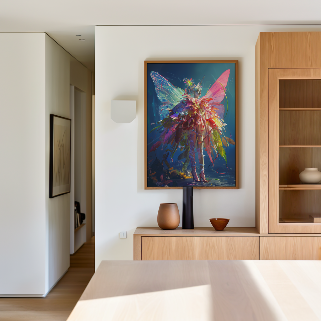 Splendor of the Spectrum Sprite | Brushed Aluminum Print