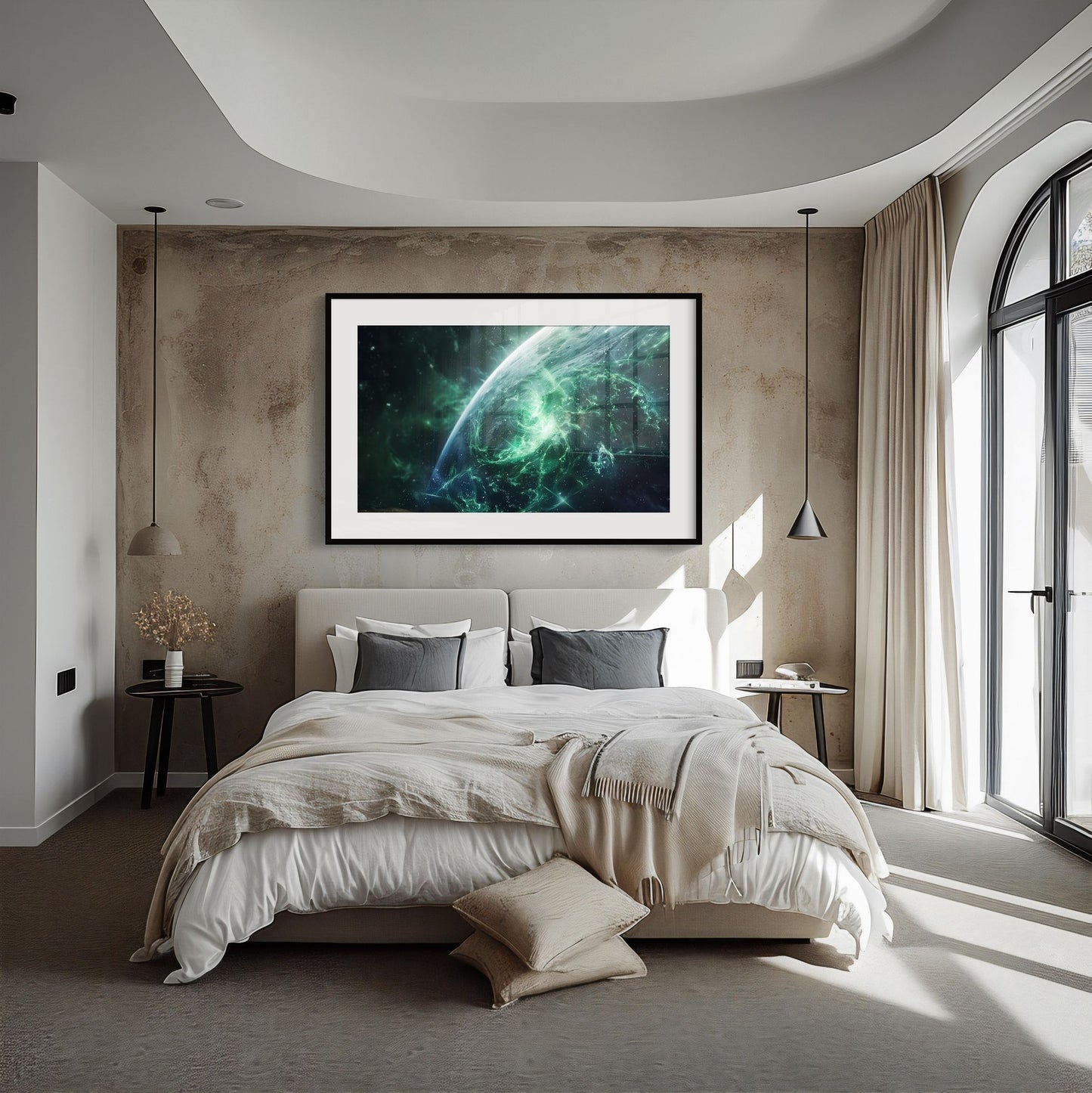 Verdant Cosmos | Brushed Aluminum Print