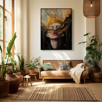 Golden Reverie | Wooden Framed Poster