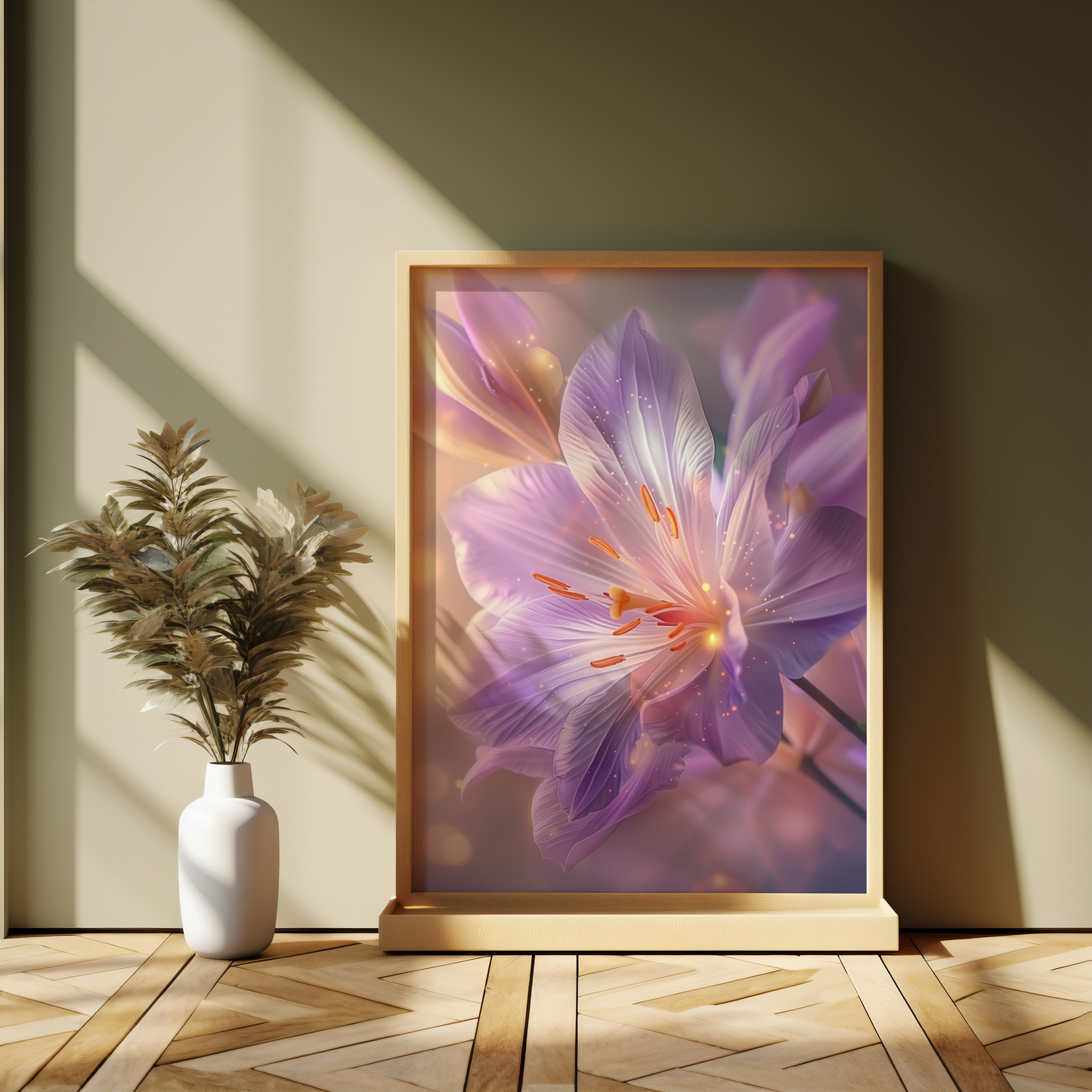 Whispering Petals | Wooden Framed Poster