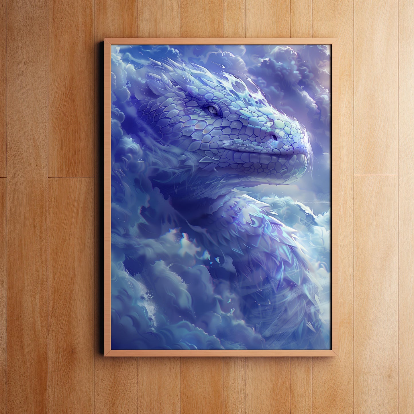 Celestial Serpent Guardian | Acrylic Print