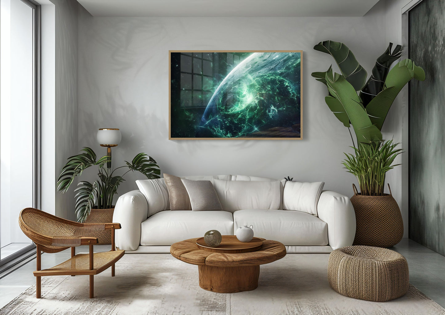 Verdant Cosmos | Brushed Aluminum Print