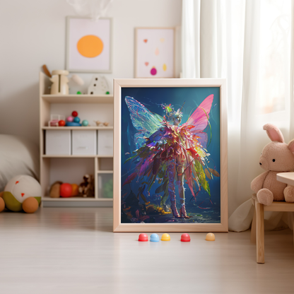 Splendor of the Spectrum Sprite | Brushed Aluminum Print