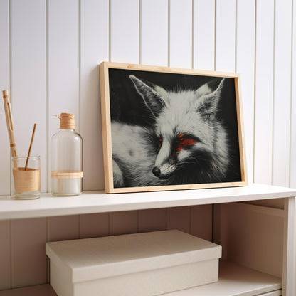 Gaze of the Mystic | Premium Wooden Framed Poster