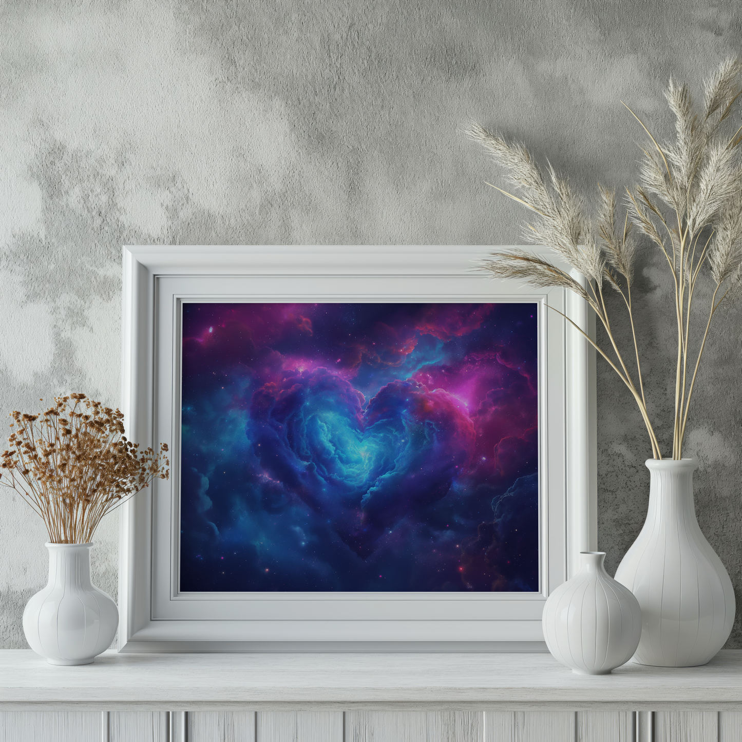 Embrace of the Cosmic Heart | Acrylic Print