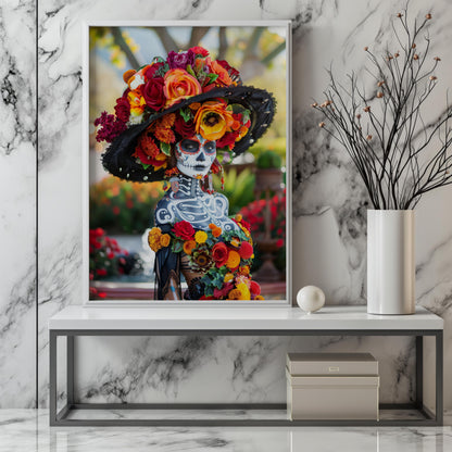 Eternal Blossom Gala | Brushed Aluminum Print