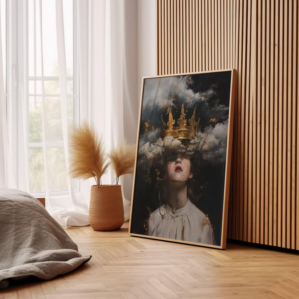 Crowned in Clouds | Poster Print