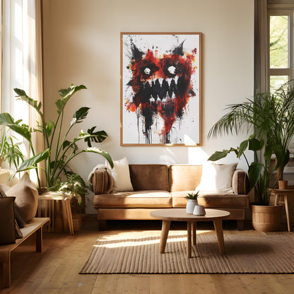 Ethereal Ferocity | Metal Framed Poster