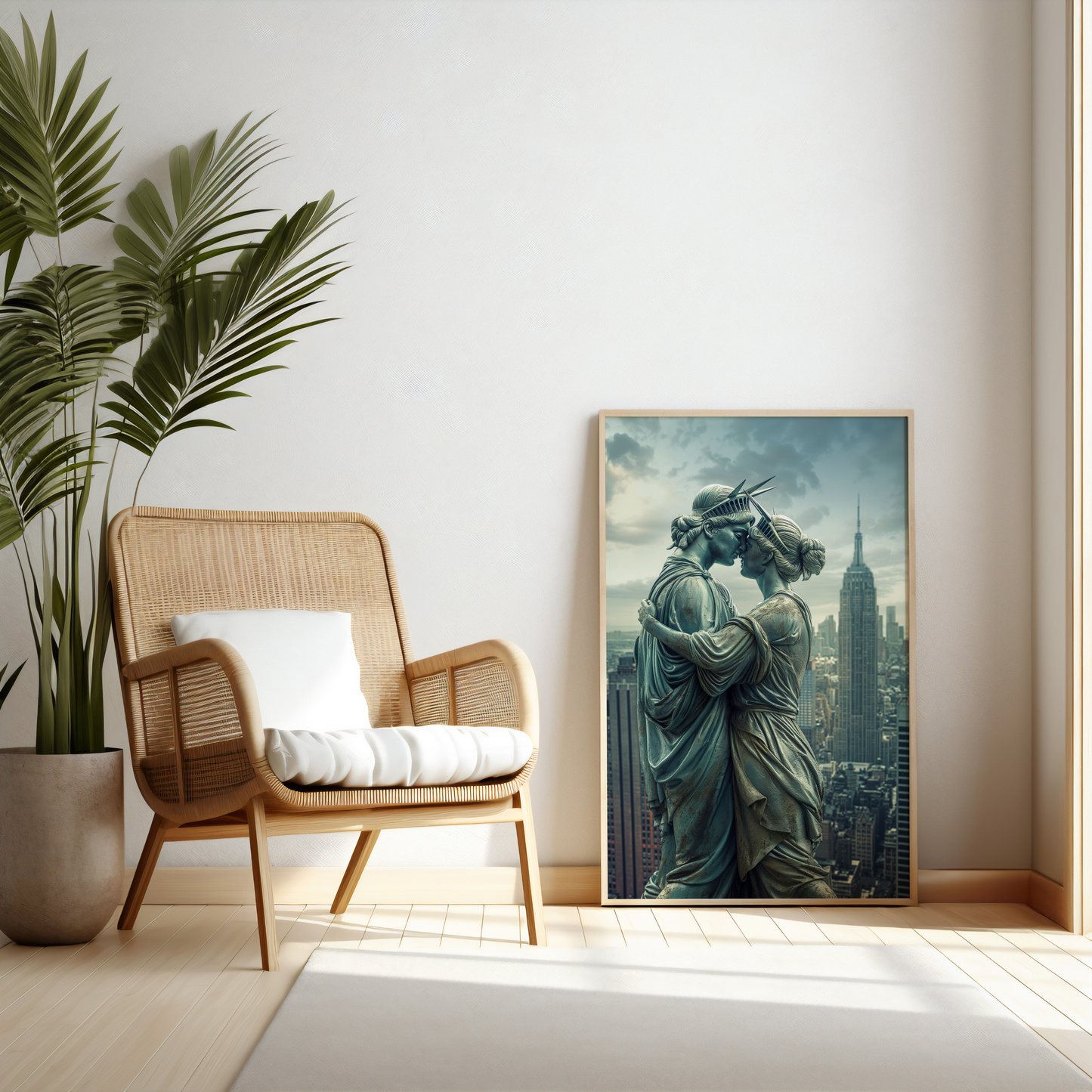 Embrace of Eternity | Brushed Aluminum Print