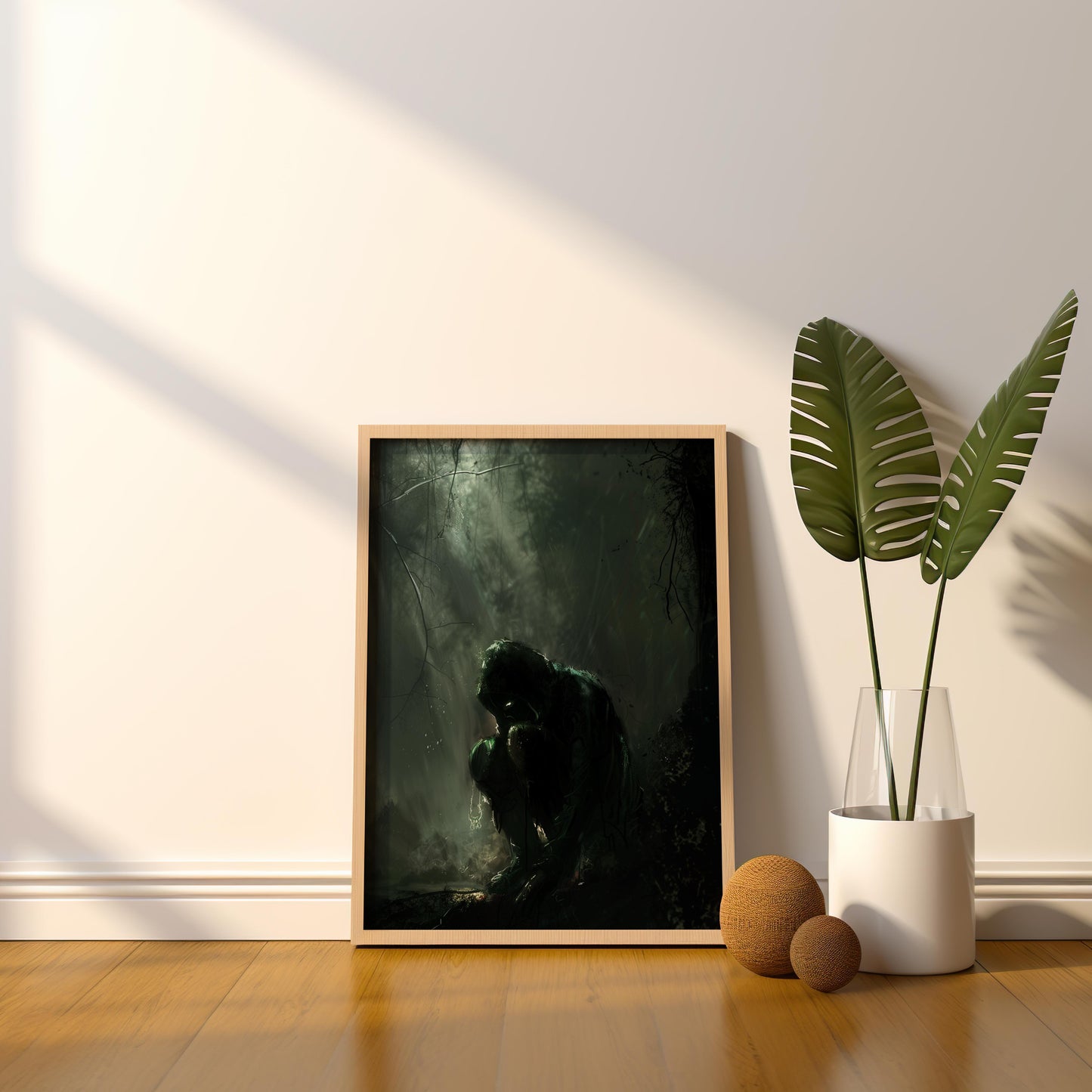 Whispers of the Forgotten Shadow | Premium Wooden Framed Poster