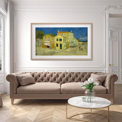 The Yellow House (The Street) | Wooden Framed Poster