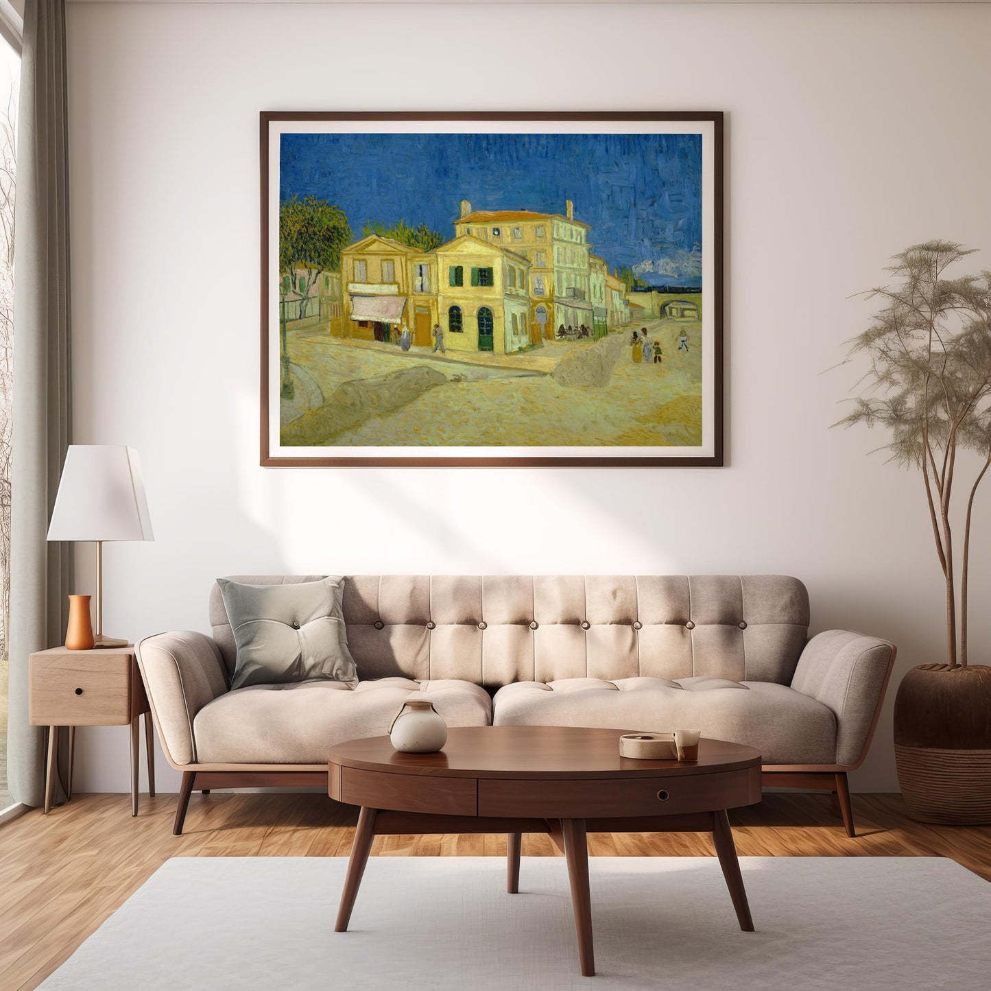 The Yellow House (The Street) | Metal Framed Poster