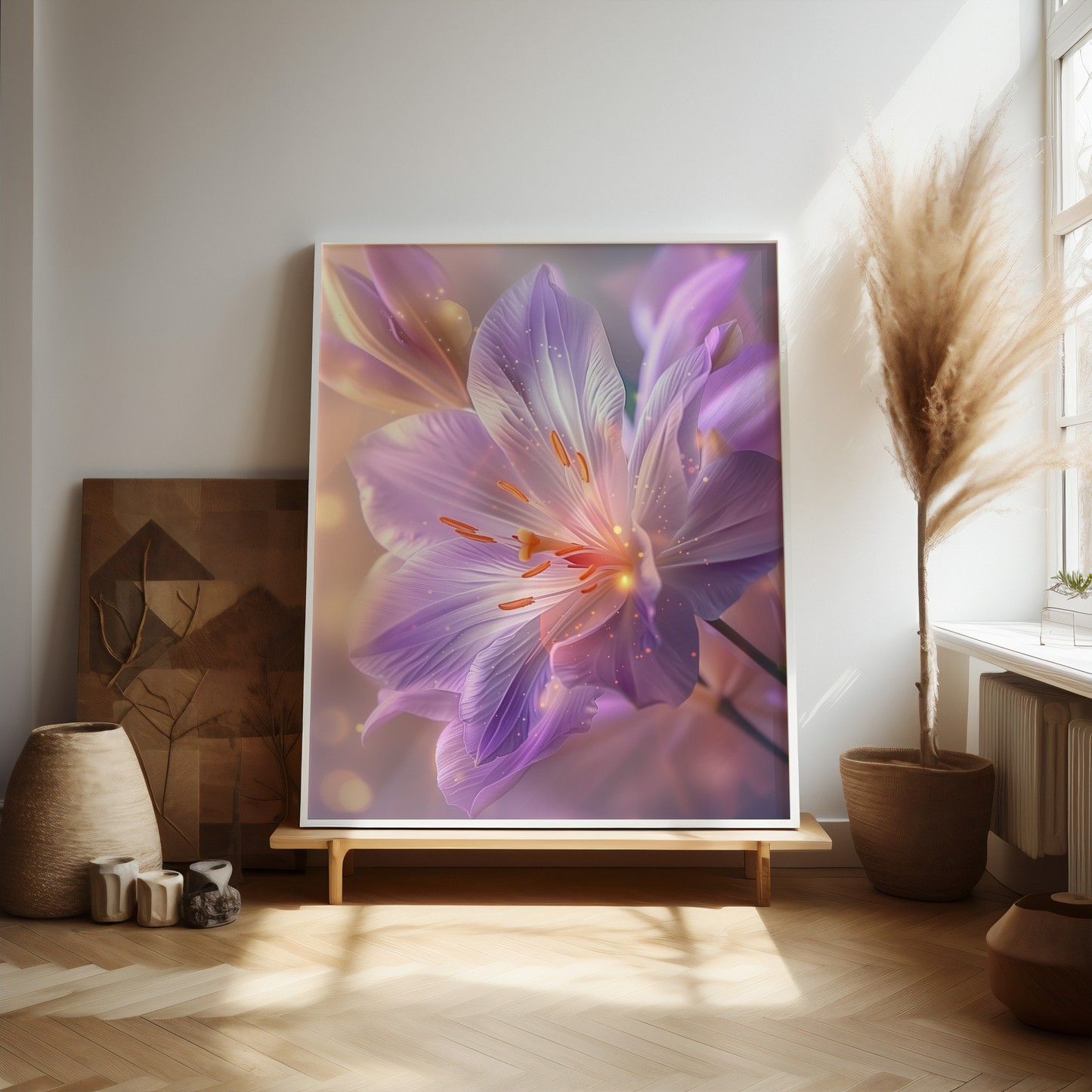 Whispering Petals | Metal Framed Poster