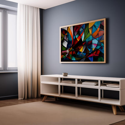 Kaleidoscope Dreamscape | Brushed Aluminum Print