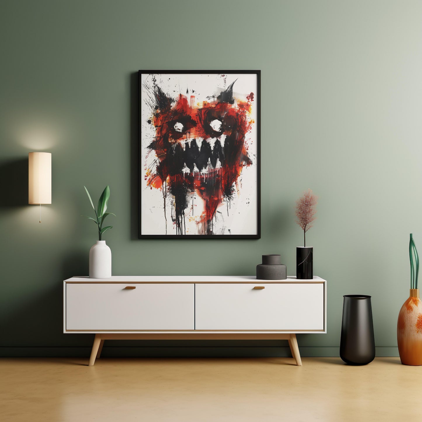 Ethereal Ferocity | Wooden Framed Poster