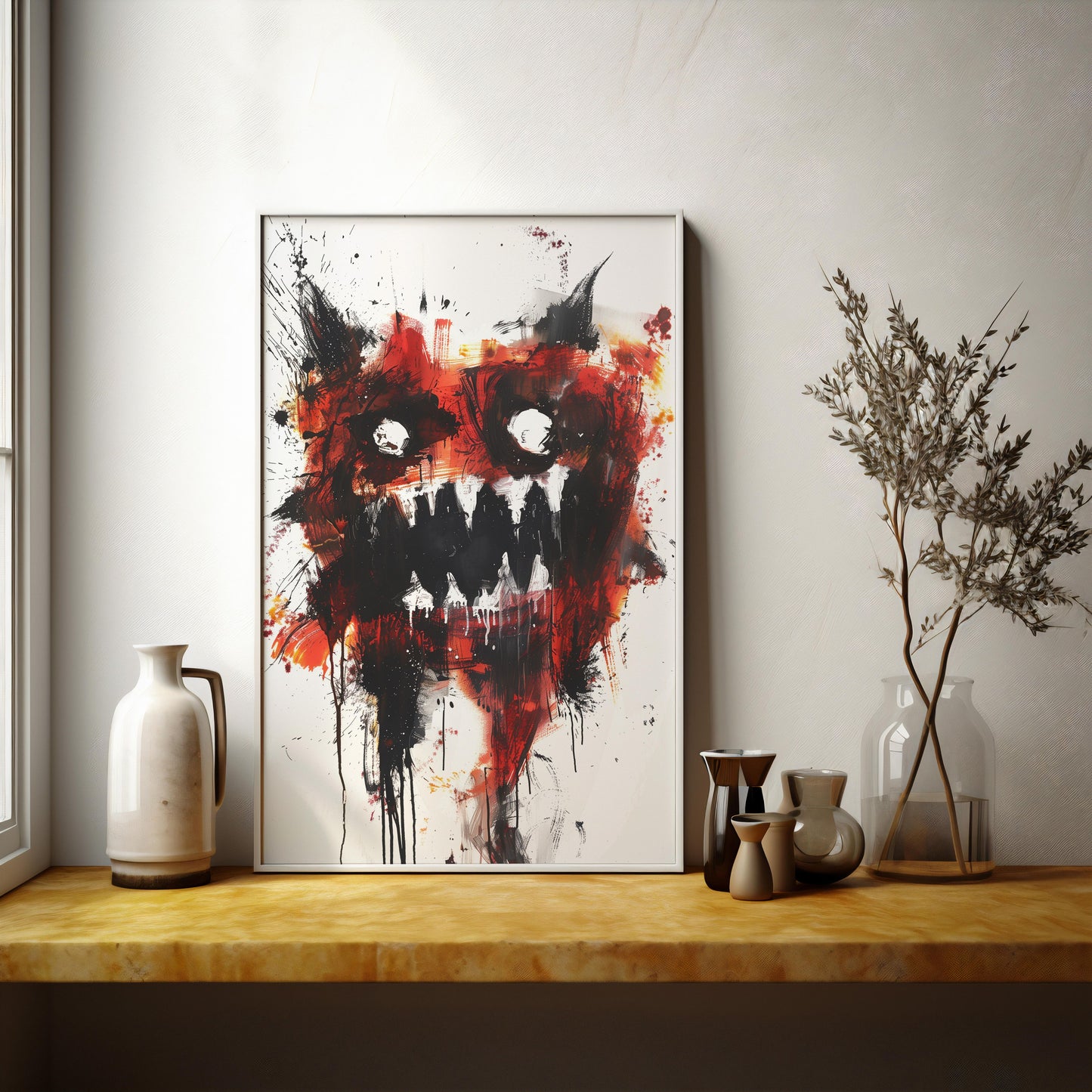 Ethereal Ferocity | Premium Wooden Framed Poster