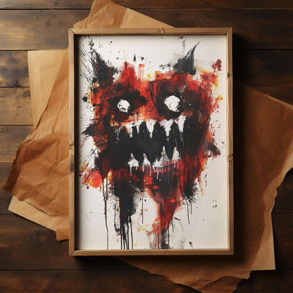 Ethereal Ferocity | Premium Wooden Framed Poster