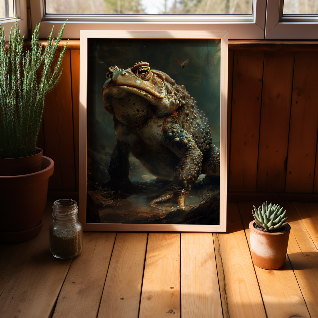 Monarch of the Marsh | Metal Framed Poster