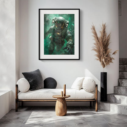 Adrift in the Cosmic Sea | Metal Framed Poster