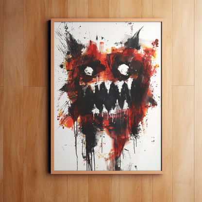 Ethereal Ferocity | Wooden Framed Poster