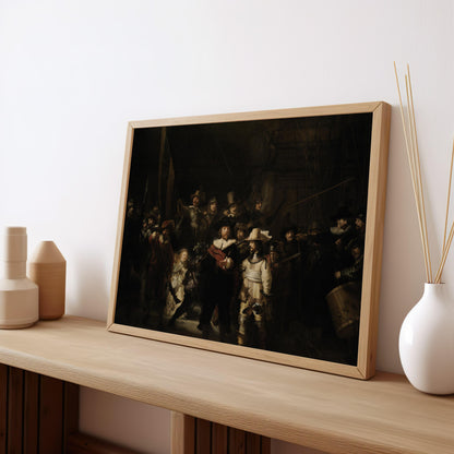 The Night Watch | Brushed Aluminum Print